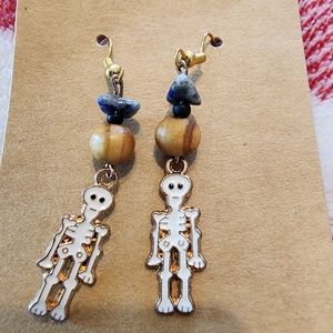 Skeleton earrings